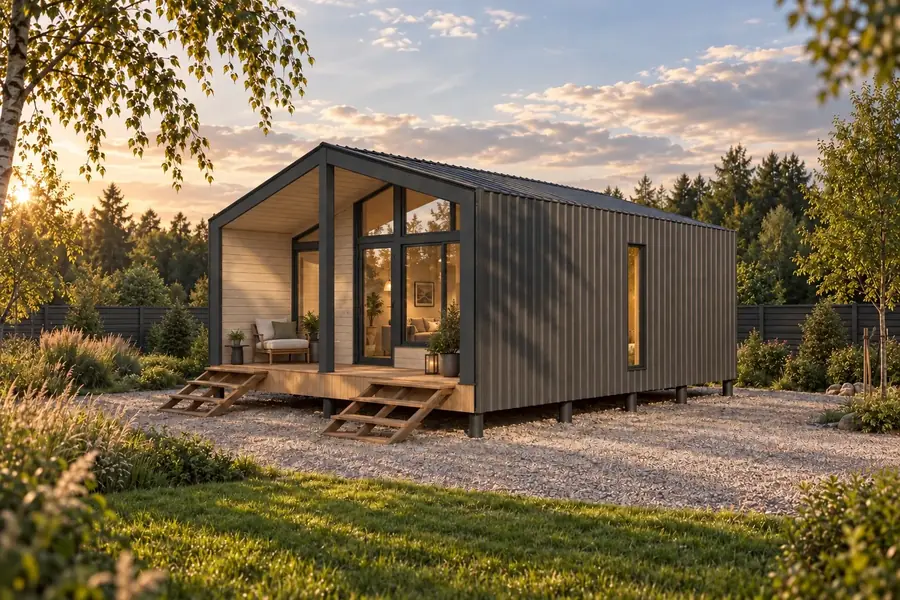 Проект модульного дома 6 x 2,4 м, 11 м²
