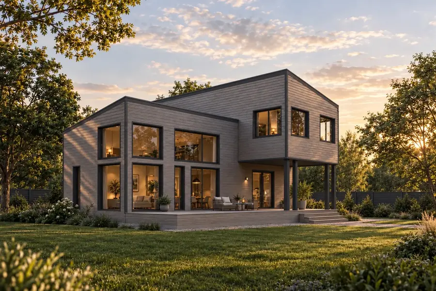 Проект просторного, двухэтажного дома 12,7х14,5-251 м²