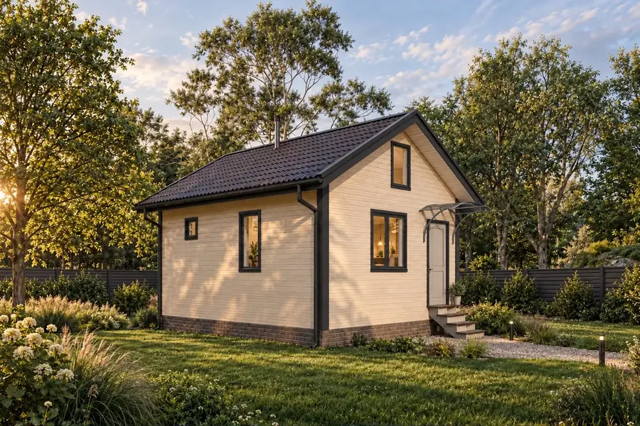 Проект каркасной бани 5,0х6,0-30м²